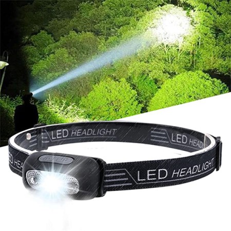 Super Bright Sensor Mini LED Headlamp