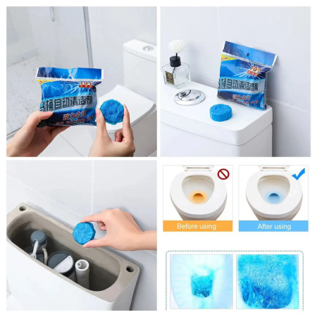 Blue Bubble Toilet Cleaner (20 Pcs)